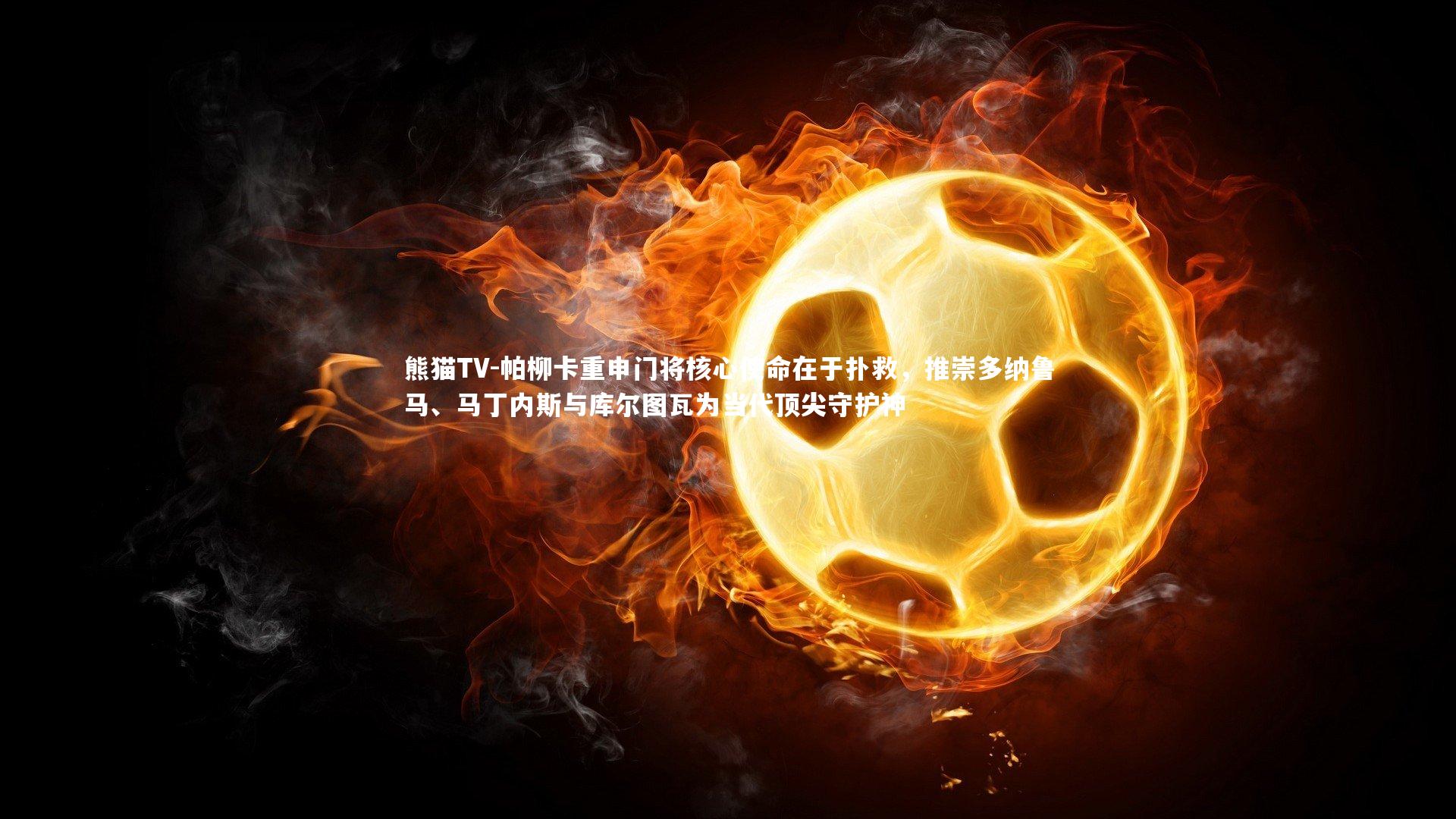 帕柳卡重申门将核心使命在于扑救,推崇多纳鲁马、马丁内斯与库尔图瓦为当代顶尖守护神